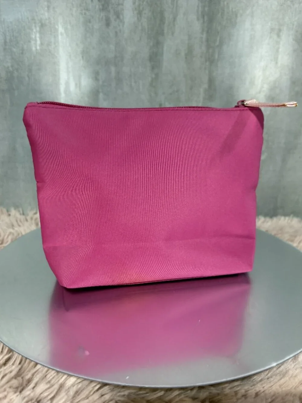 EUC Cosmetic bag with heart mirror - Pink
